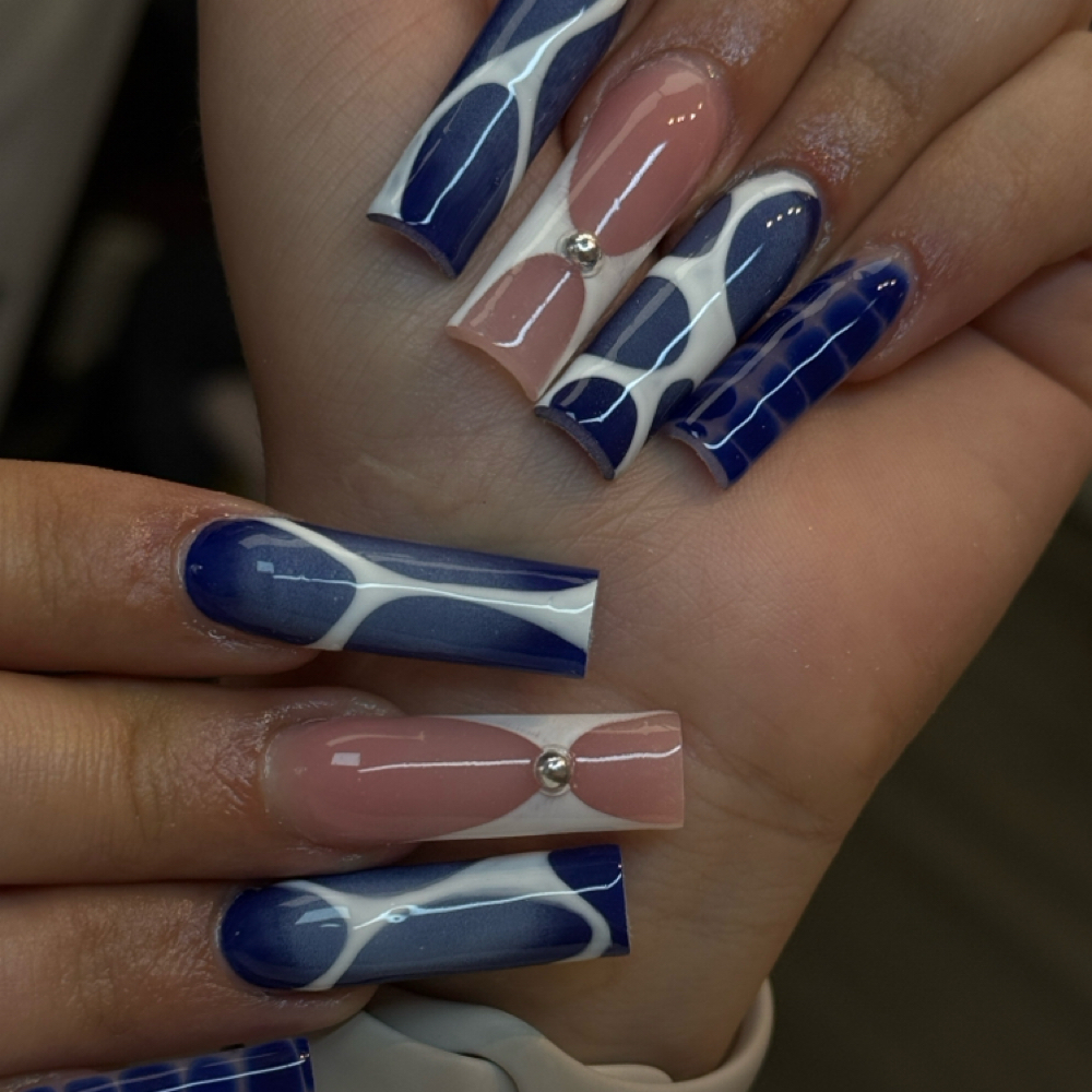 LONG FREESTYLE at Fabulux Nails And Beauty Lounge in North Plainfield, NJ