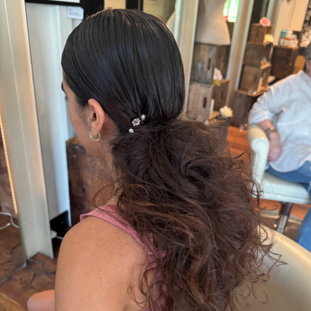 Bridal Trial at The Front Page Beauty Bar & Barber in Woodbury, CT