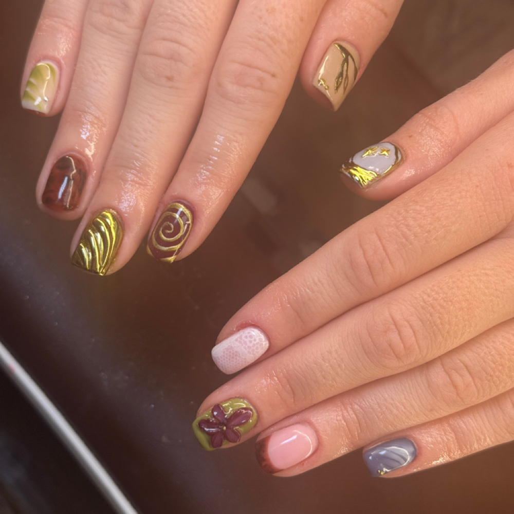 Builder Gel - Full Design at Arcadia Lane Studio in Downers Grove, IL