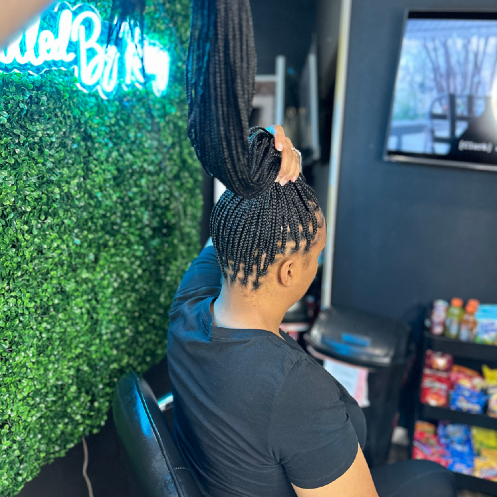 Small Knotless Braids at Élevé Hair Salon in Colorado Springs, CO