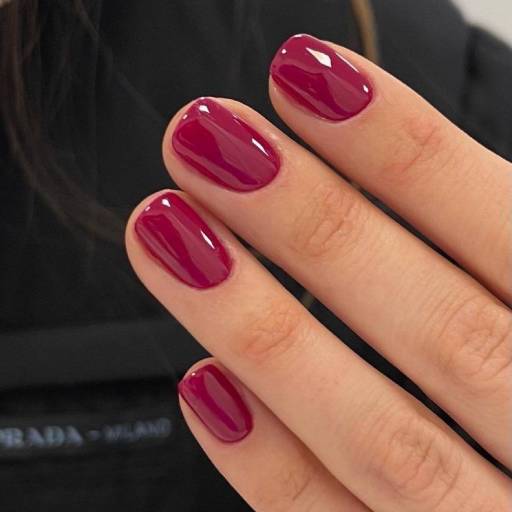 Gel manicure at Studio 27 Day Spa in Hampton, IA
