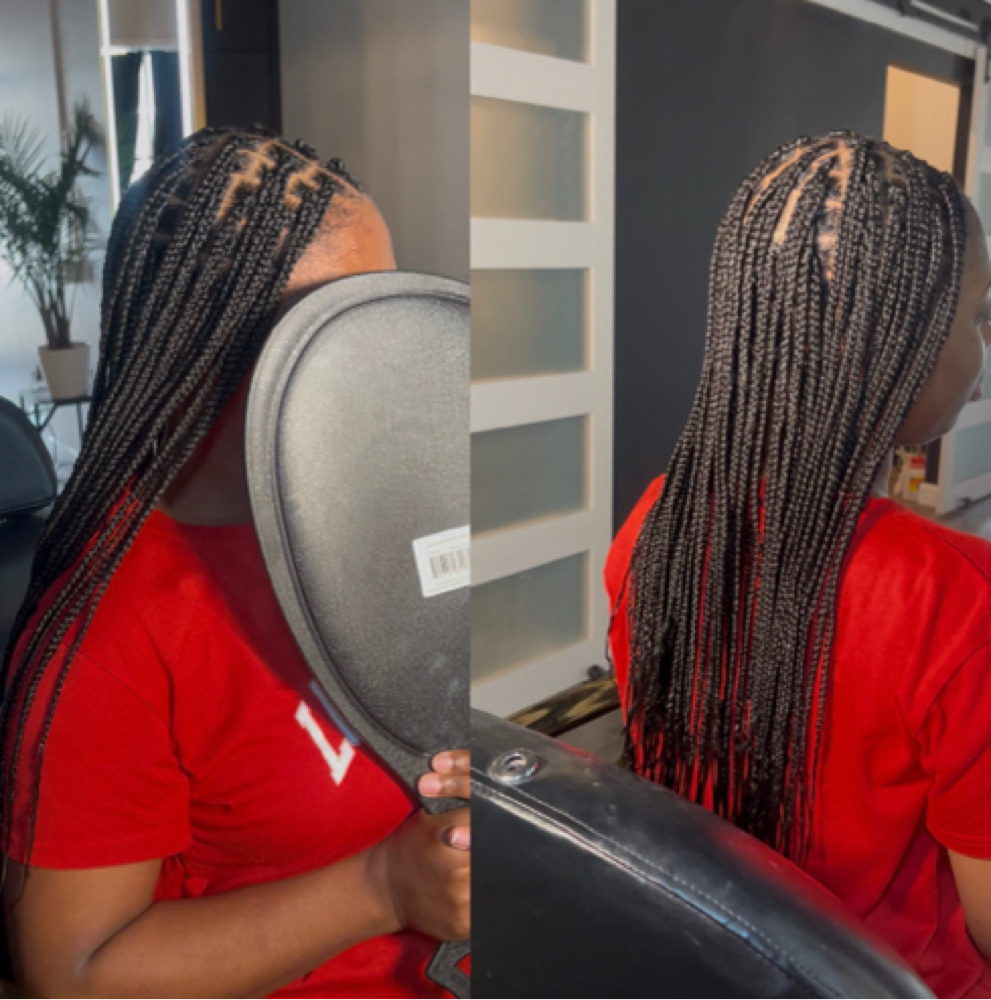 Traditional Box Braids at Dolledbythebratt in Fairborn, OH