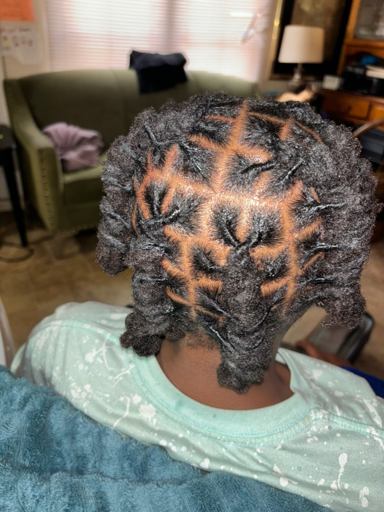 Retwist and Style Locs (Short)