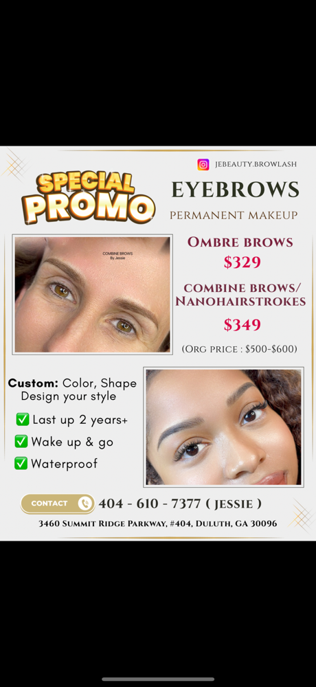 Ombre Brows Promotion $329