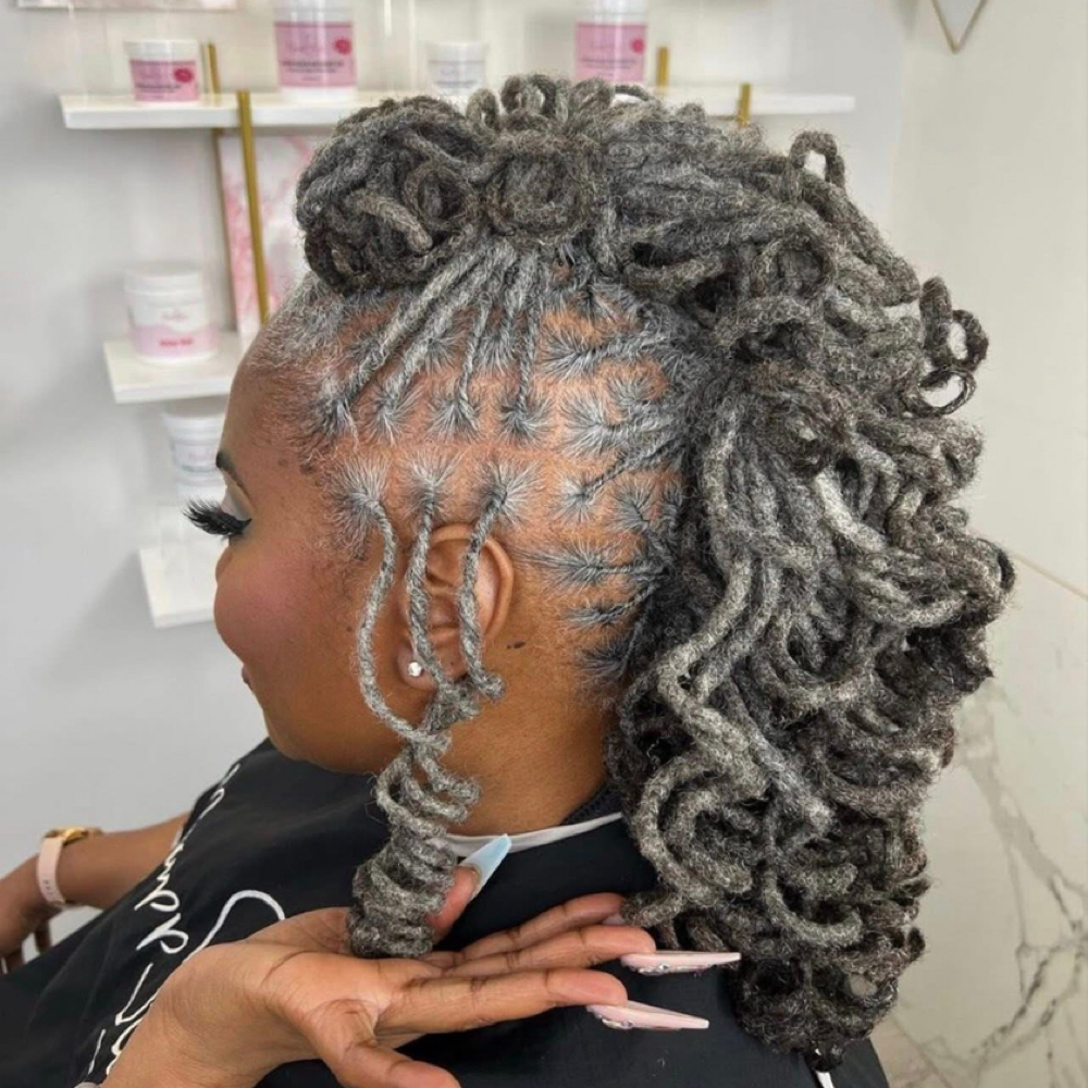 Loc Maintenance and Style Session at SophistaCurlz Hair Restoration Clinic - Weight Loss Center, LLC in Columbia, SC