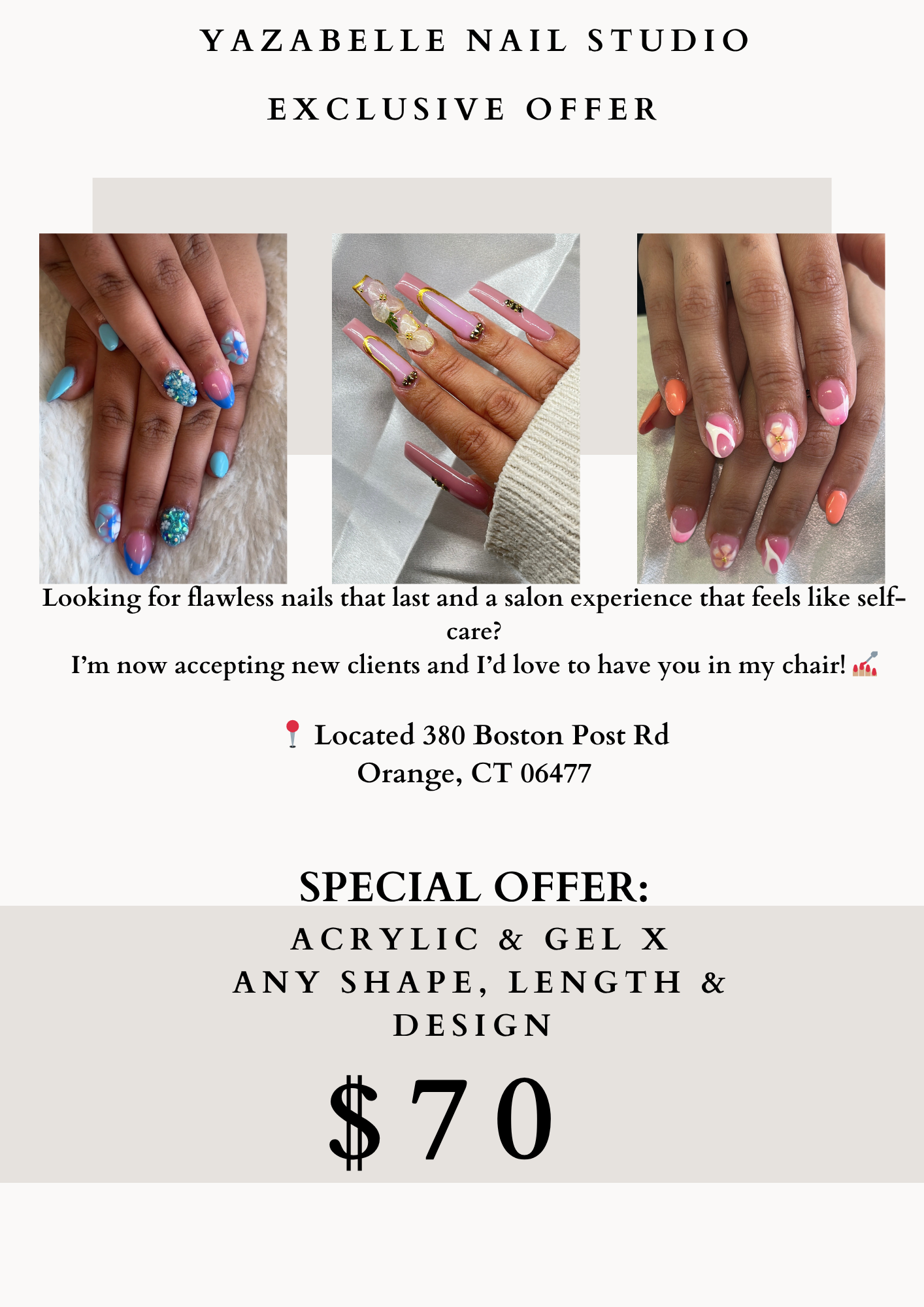 $70 EXCLUSIVE OFFER