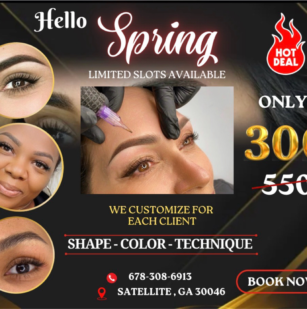 HOT DEAL - EYEBROW - HELLO SPRING at The Secret Studio in Suwanee, GA