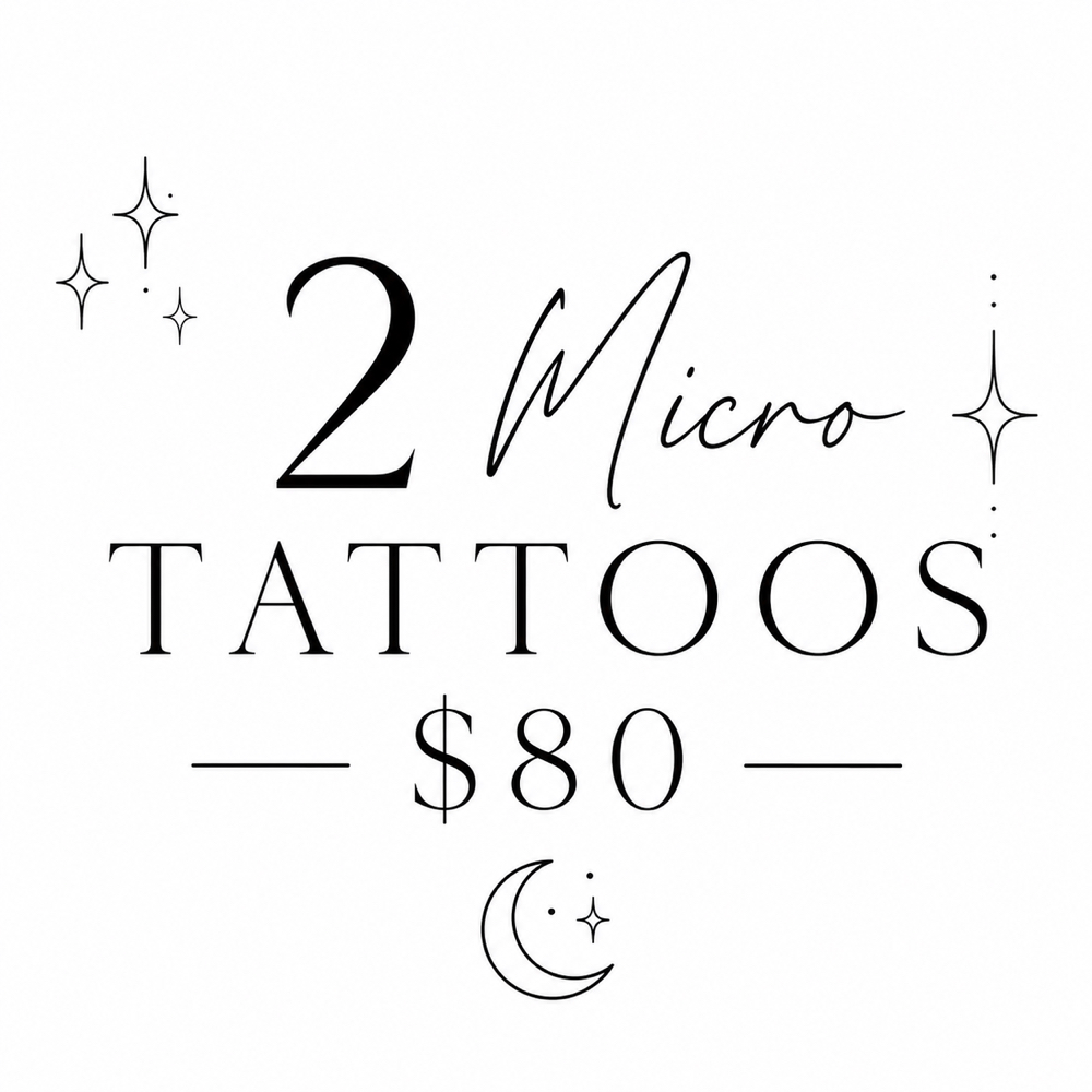 2 Micro Tattoos $80 at Little Lines | APMU in Augusta, GA