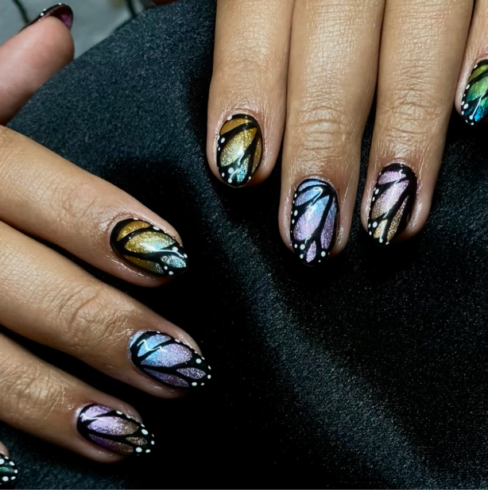 Detailed Nail Art at The Nail Plug in Lubbock, TX