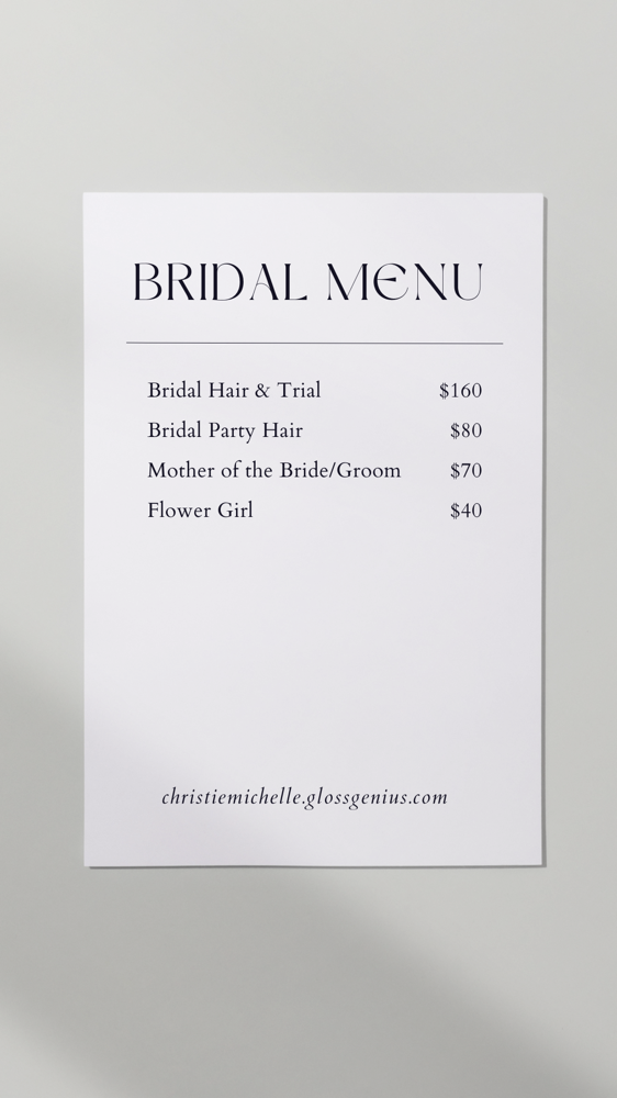 Bridal Services