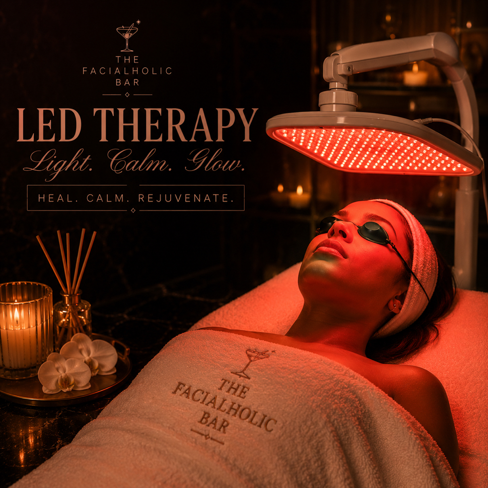 LED Light Therapy at The Facialholic Bar in Houston, TX