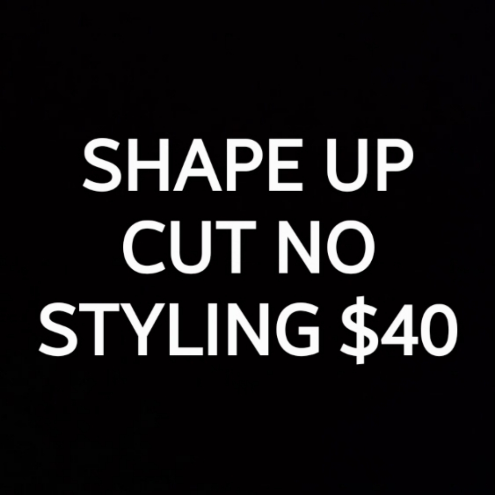 SHAPE UP CUT NO STYLING at Weave King Hair Studio in Plano, TX