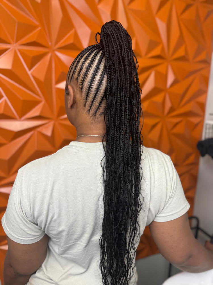 SMALL NO KNOT PONYTAIL (BOHO)