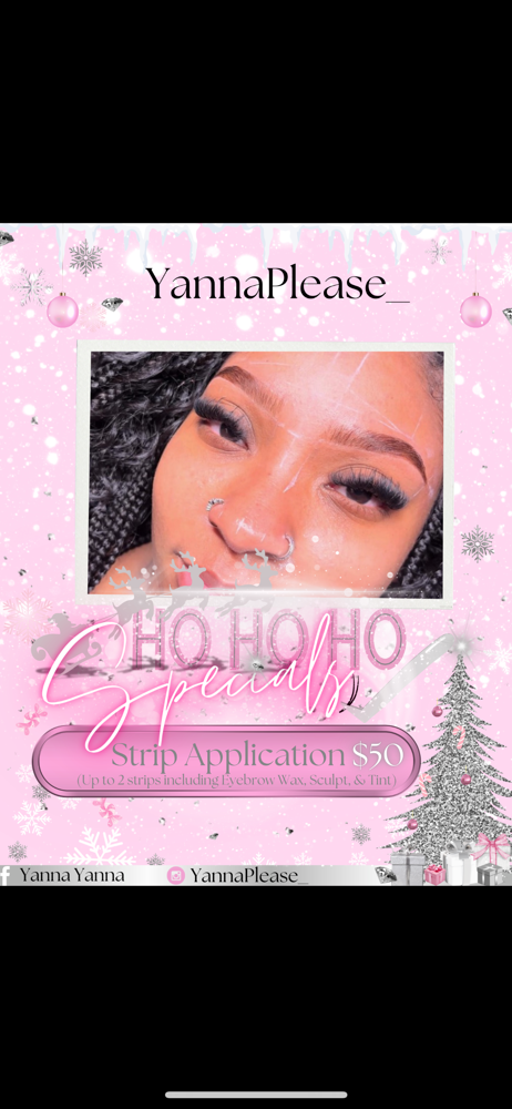 Strip Lash Application W/Tint
