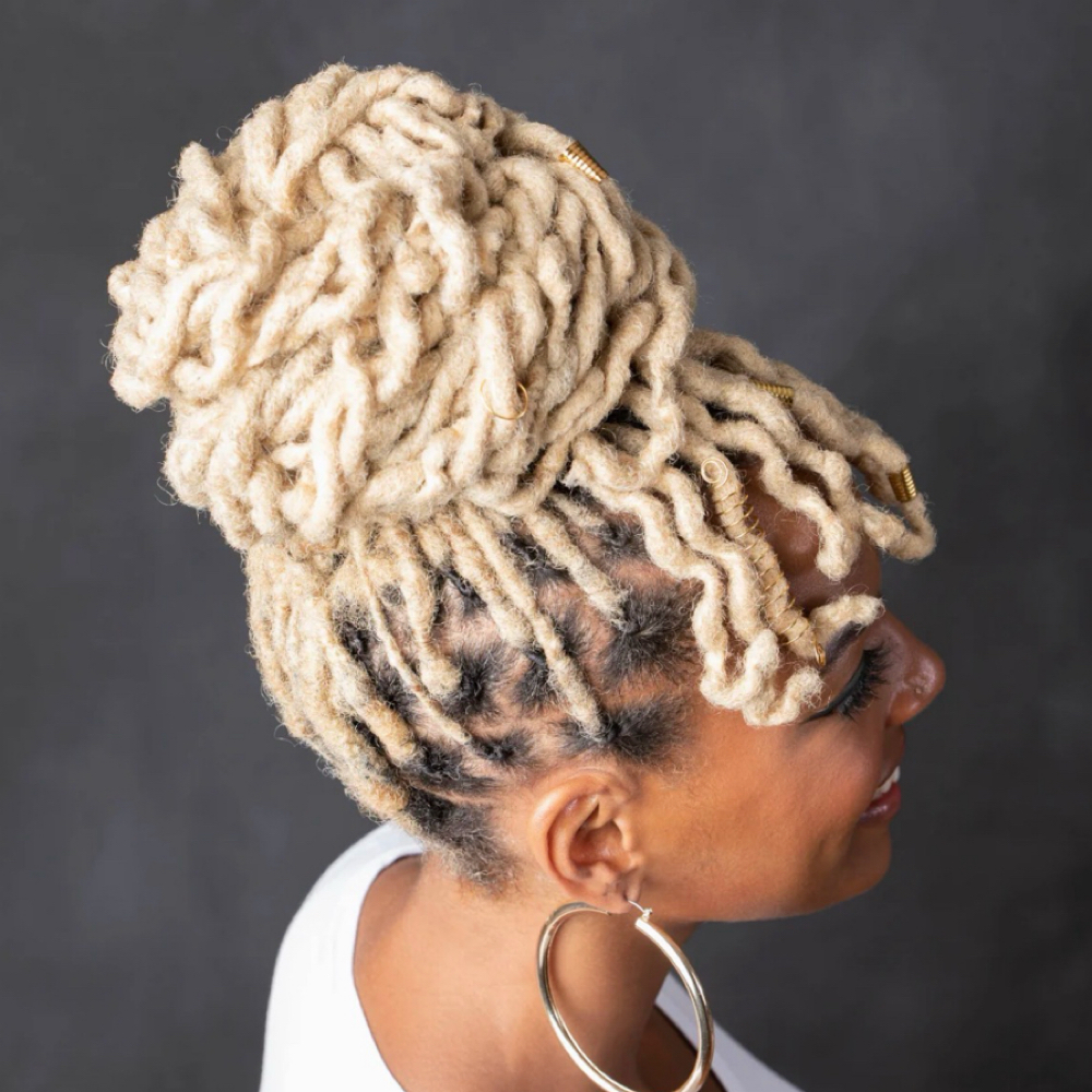 Loc Bleaching Full Head at Color Me Natosha @ The LABB in Los Angeles, CA