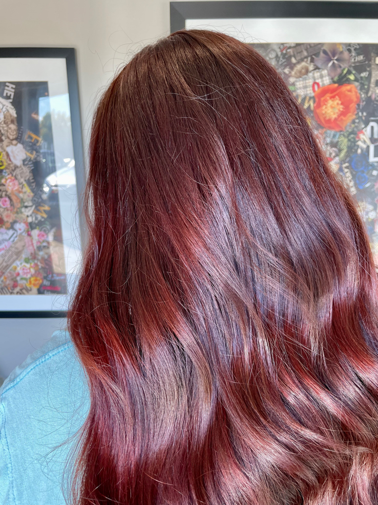 All Over Color With Haircut