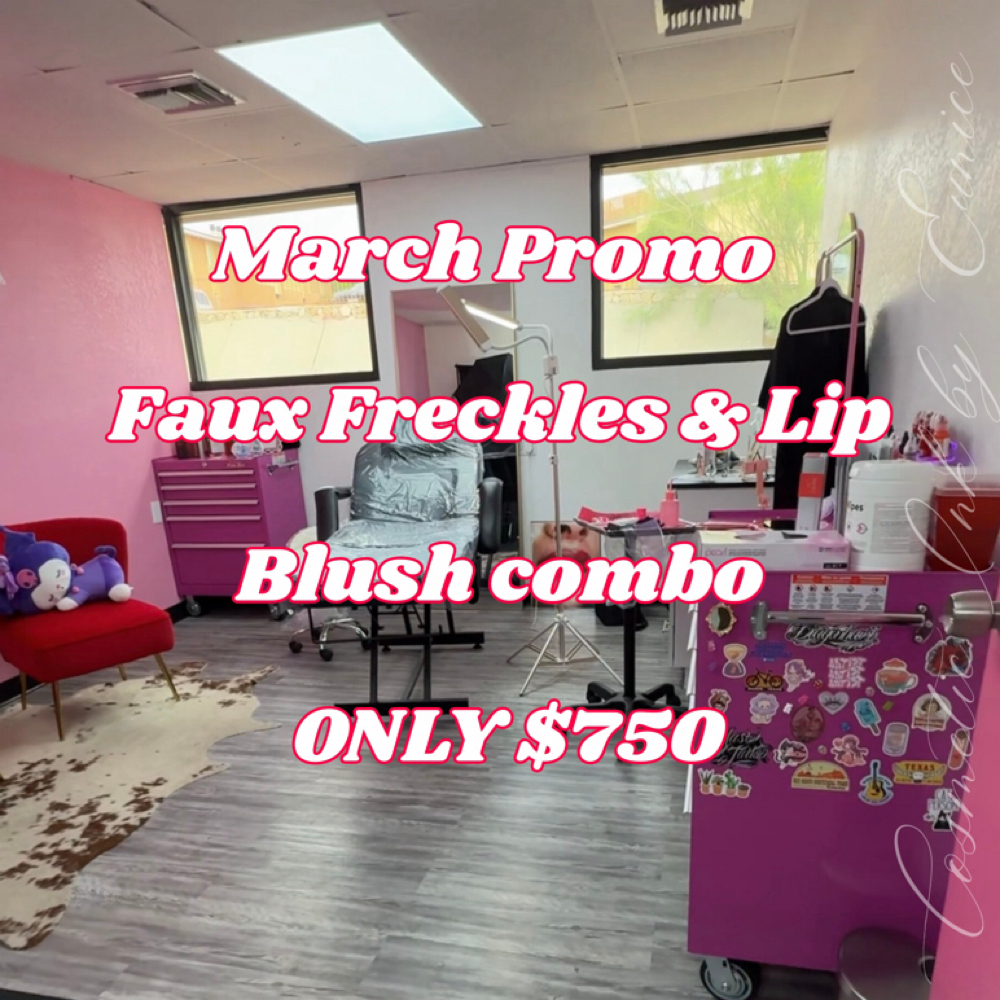 March Promo Freckles & Lips Combo at Cosmetic Ink El Paso in El Paso, TX