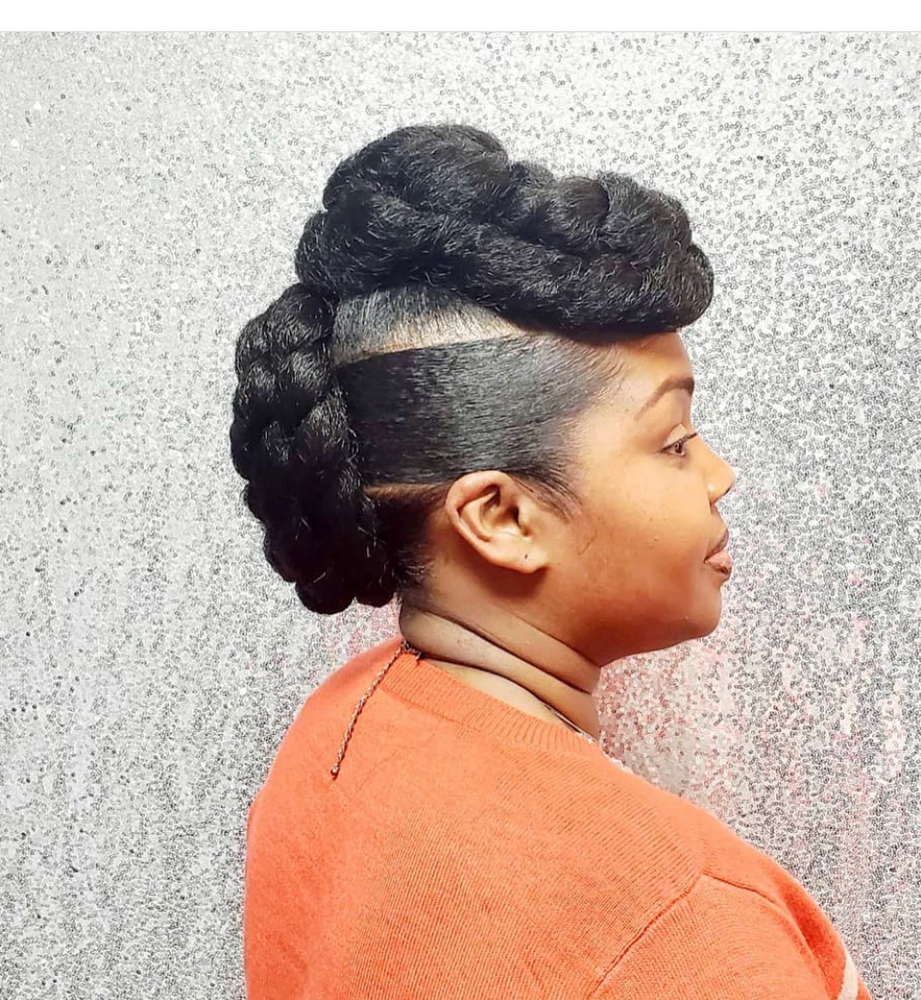 Natural w/ Hair Style