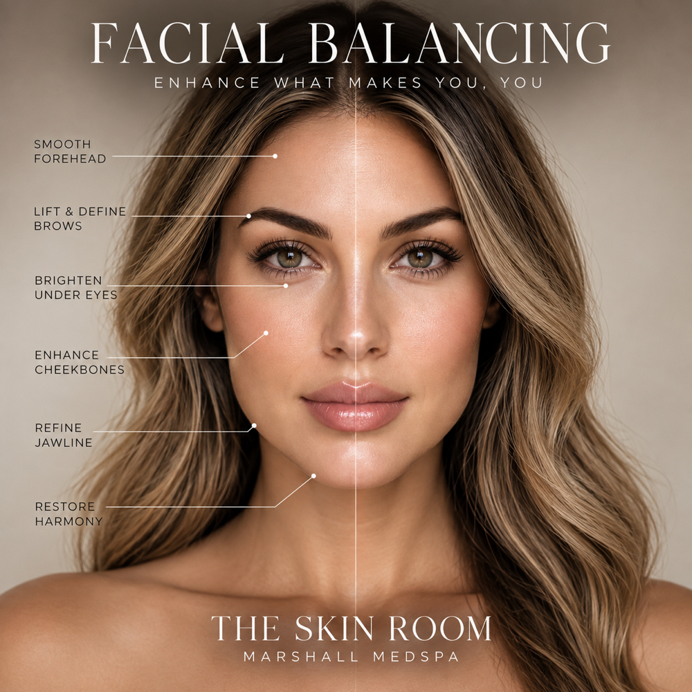 ✨Facial Balancing & Harmonization ✨ at The Skin Room Med Spa in Marshall, TX