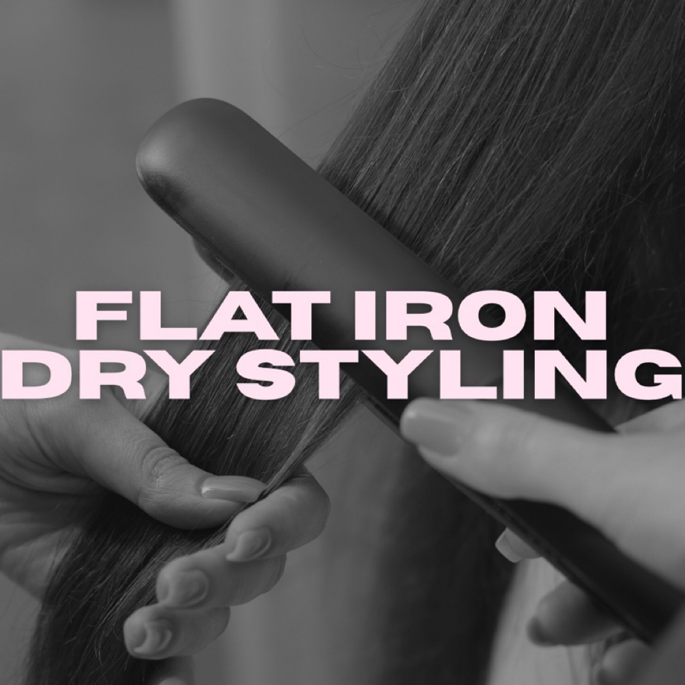 Flat Iron at Alkali Salon in Santa Ana, CA