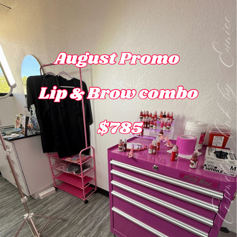 August Promo Lip & Brow Combo at Cosmetic Ink El Paso in El Paso, TX