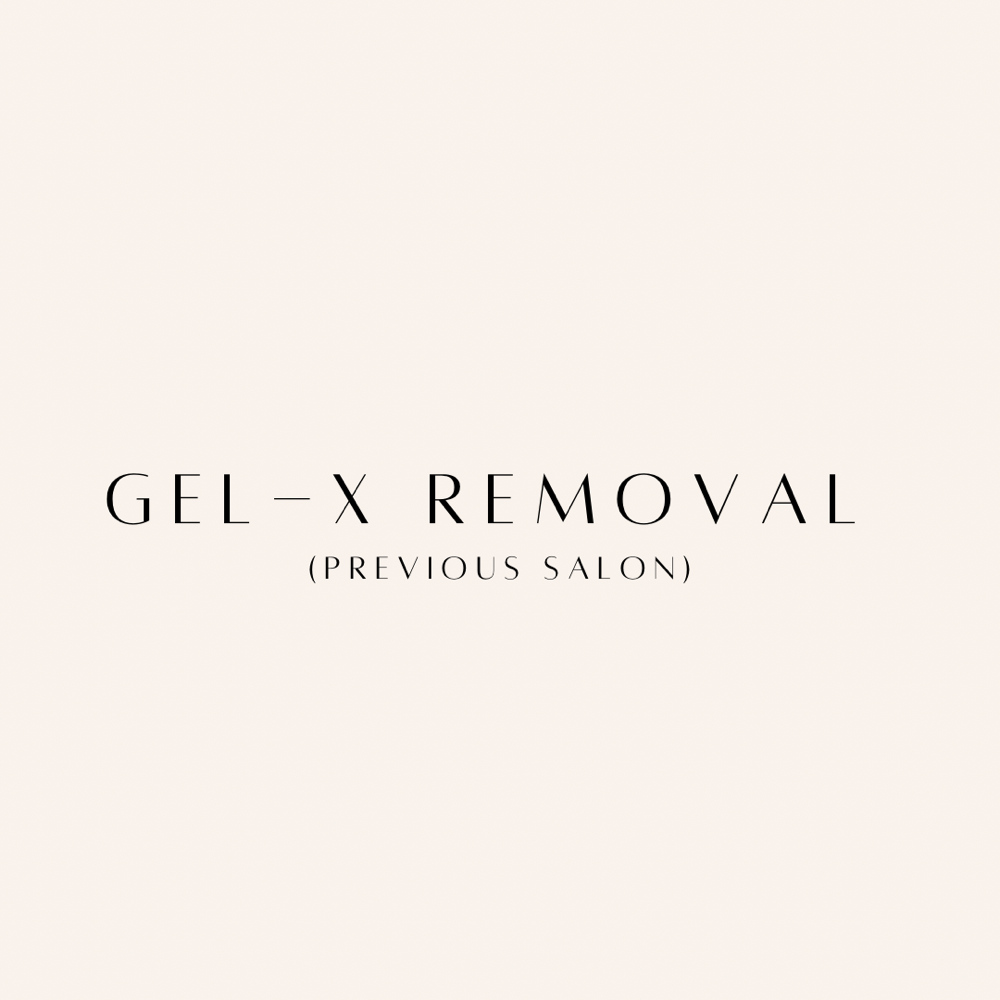 Gel-X Removal (previous salon)