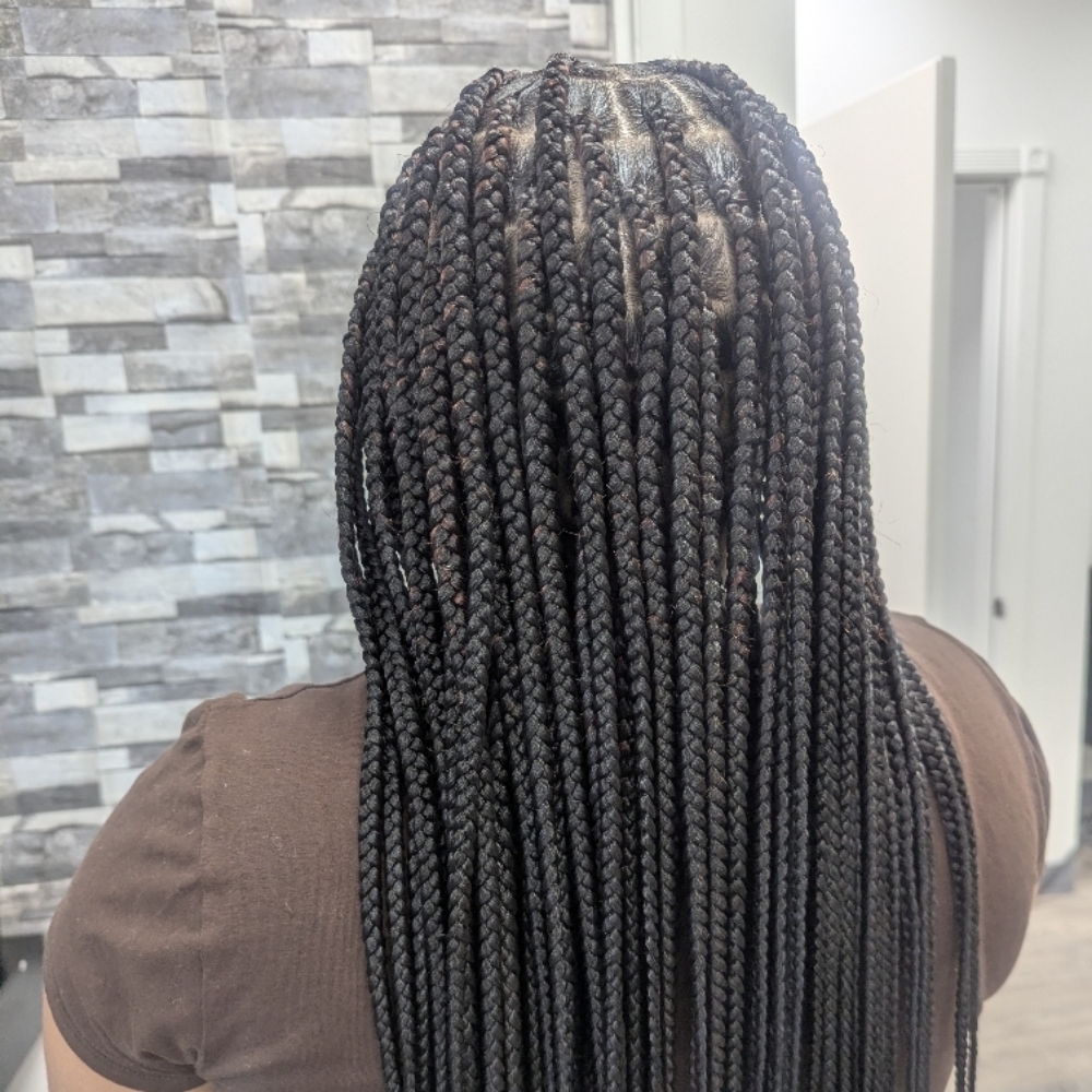 Med Knotless Braids (low backWaist) at Bestlady Fashions in Hoover, AL