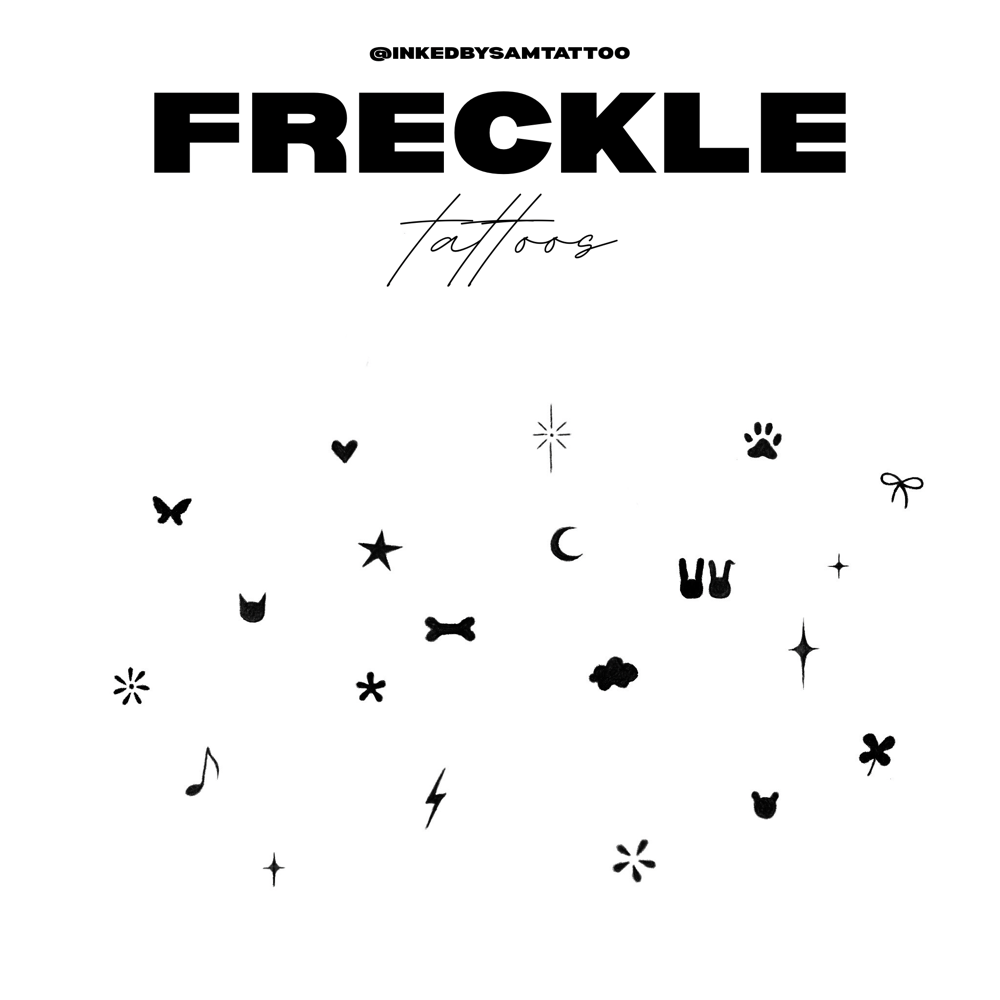 Freckle Tattoo Flash!!