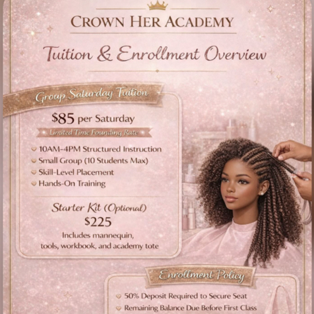 Crown Her Academy at Jasmine Allayne Studio in Burlington, NC