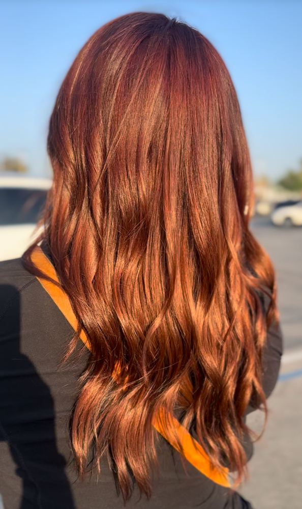 Single Custom Color Process at Vanity Brooke in Redlands, CA