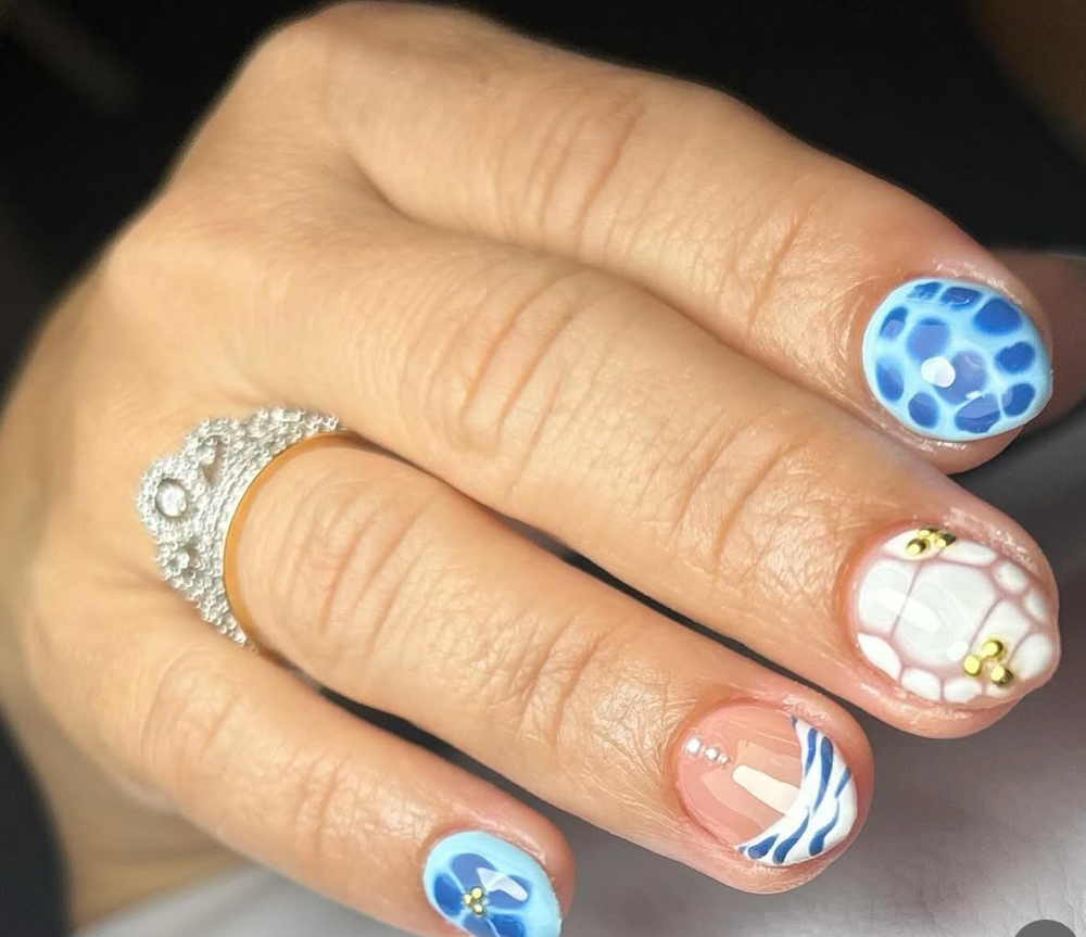 Russian Mani (Pro Design) at Rodriann Fuentes Nail Studio, LLC in Weeki Wachee, FL