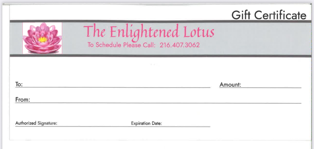Gift Certificate