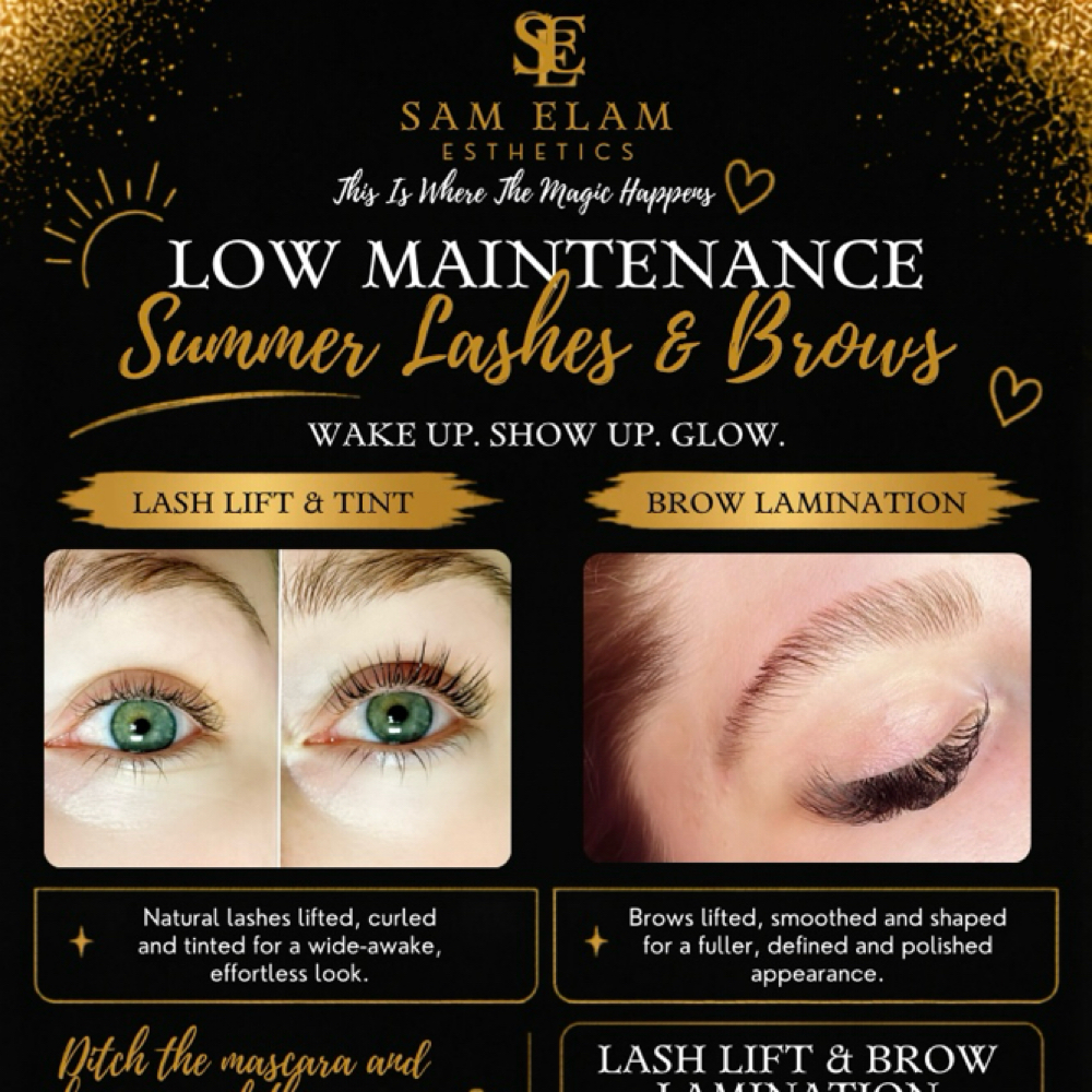 Summer  Lash Lift & Brow Lami at Sam Elam Esthetics in Meridian, ID