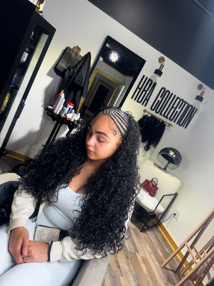 Stitch Braids + Curly Quickweave