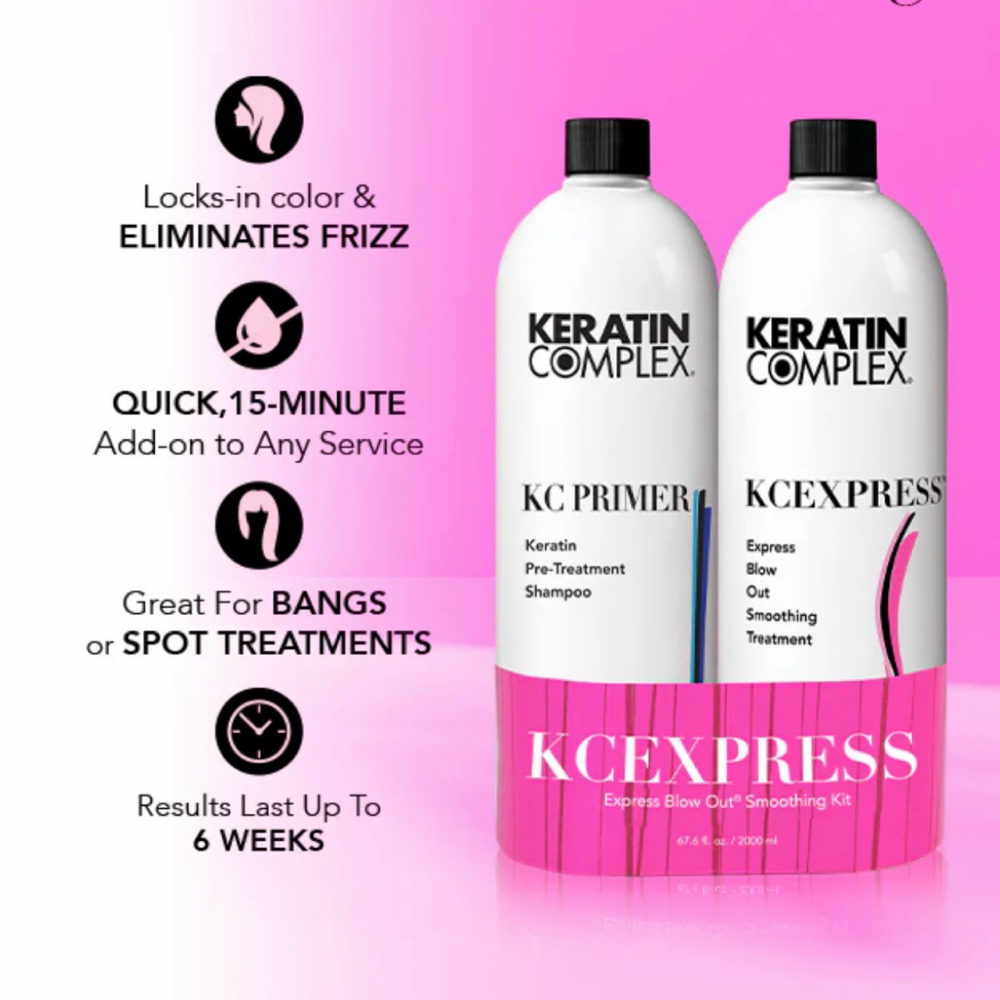 Keratin Express Blowout EBO at Nixie at Moxie Beauty in Greensboro, NC