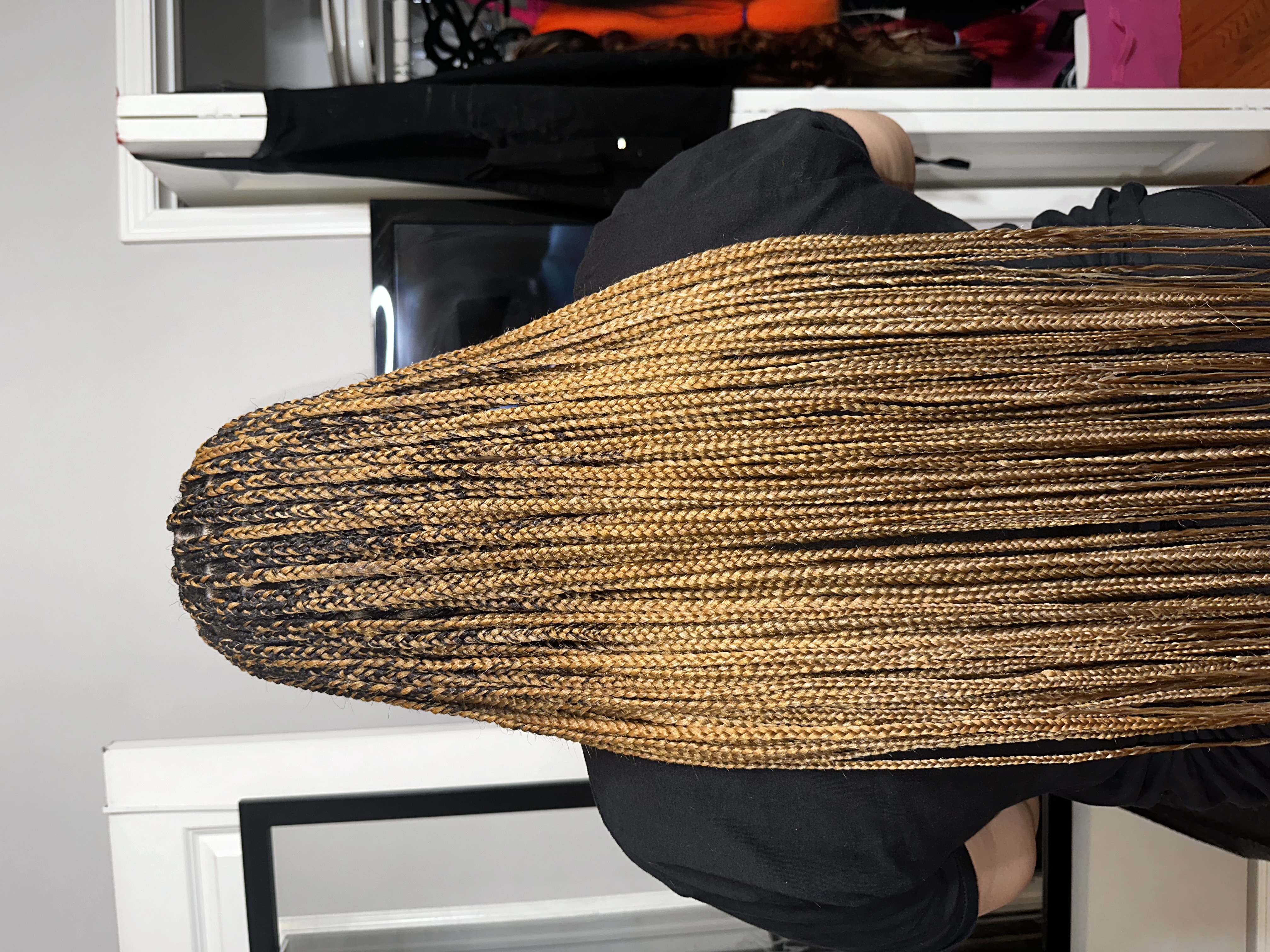 Small Knotless braids at Touched by Grace in Jersey City, NJ