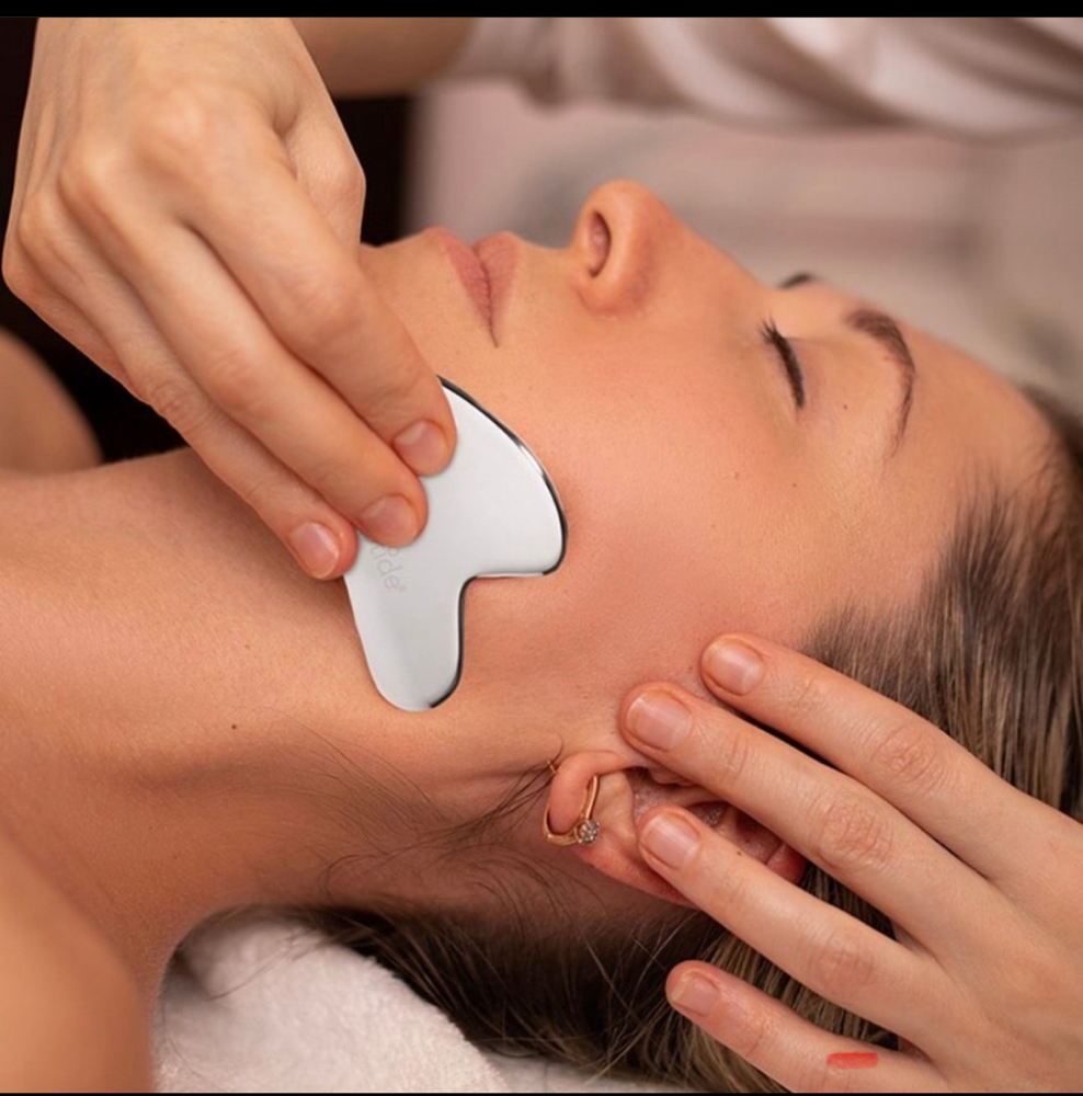 Calming Facial with Guasha at Salt+Honey Spa in Huntington Beach, CA