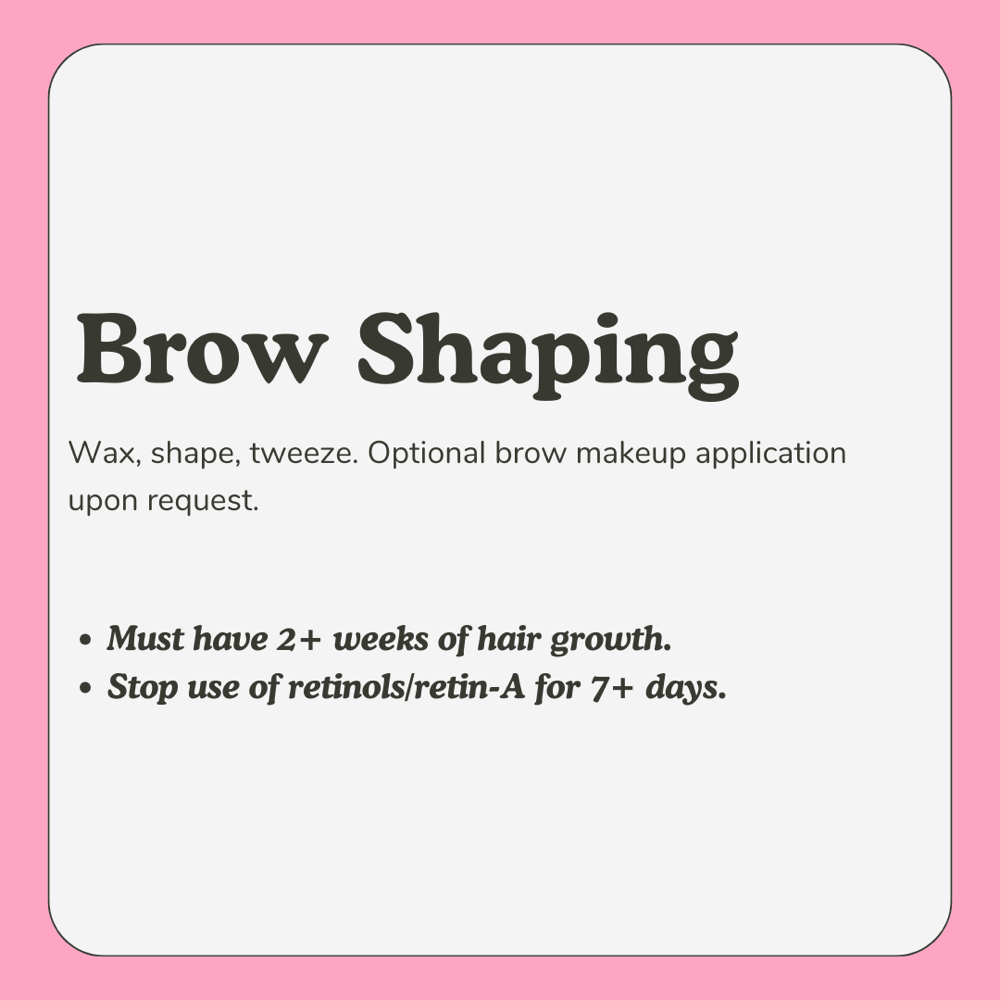 Brow Shaping