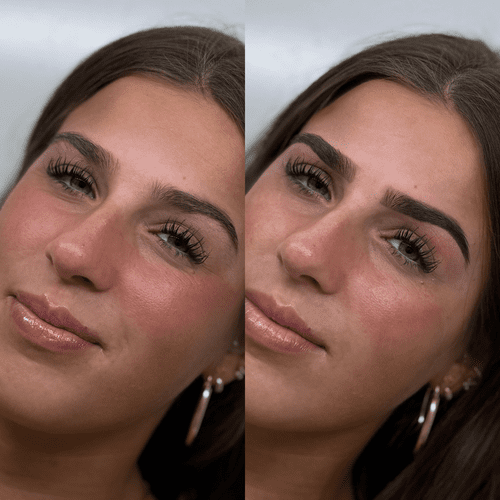 brow shape + Stain