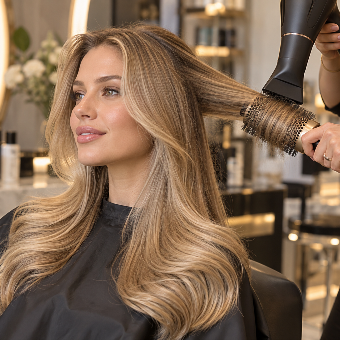 K18 treatment with blowout at Gold Coast Beauty By Shanzo in Chicago, IL