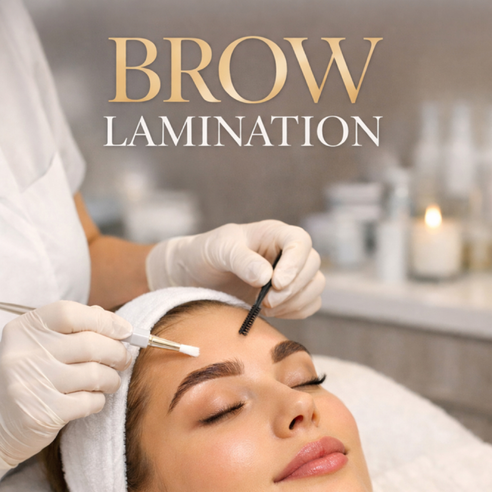 Brow Lamination at Obsession blessed med spa in Moreno Valley, CA