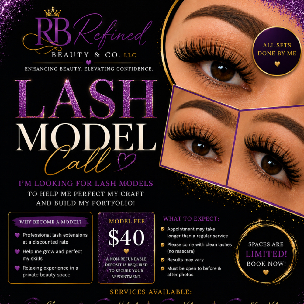 LIMITED-TIME LASH MODEL SPECIAL at Refined Beauty & Co LLC