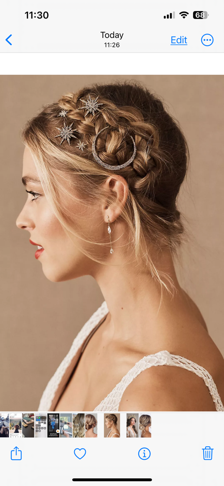 Bridal Hairstyle Trial