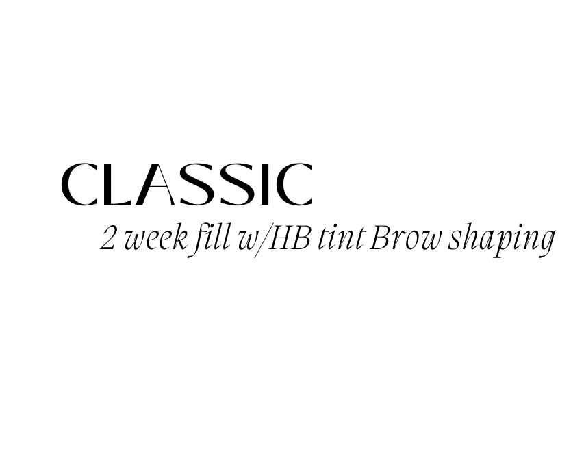 CLASSIC FILL WITH HB TINT BROW