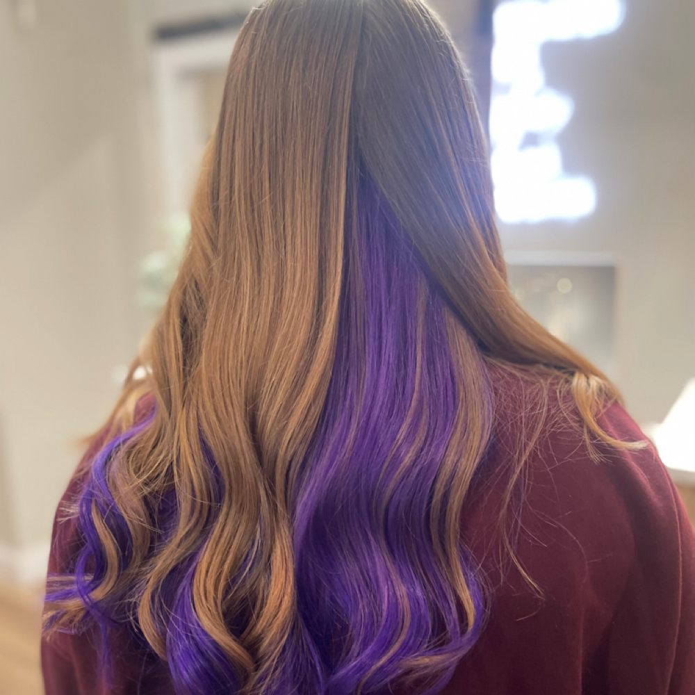 Bold Color Placement at Hair by Holly in Marion, MA