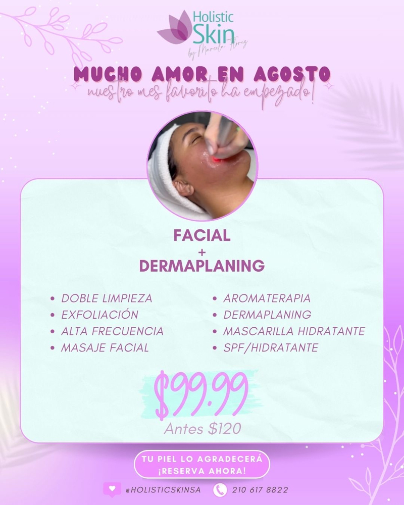 Facial + Dermaplaning Promo