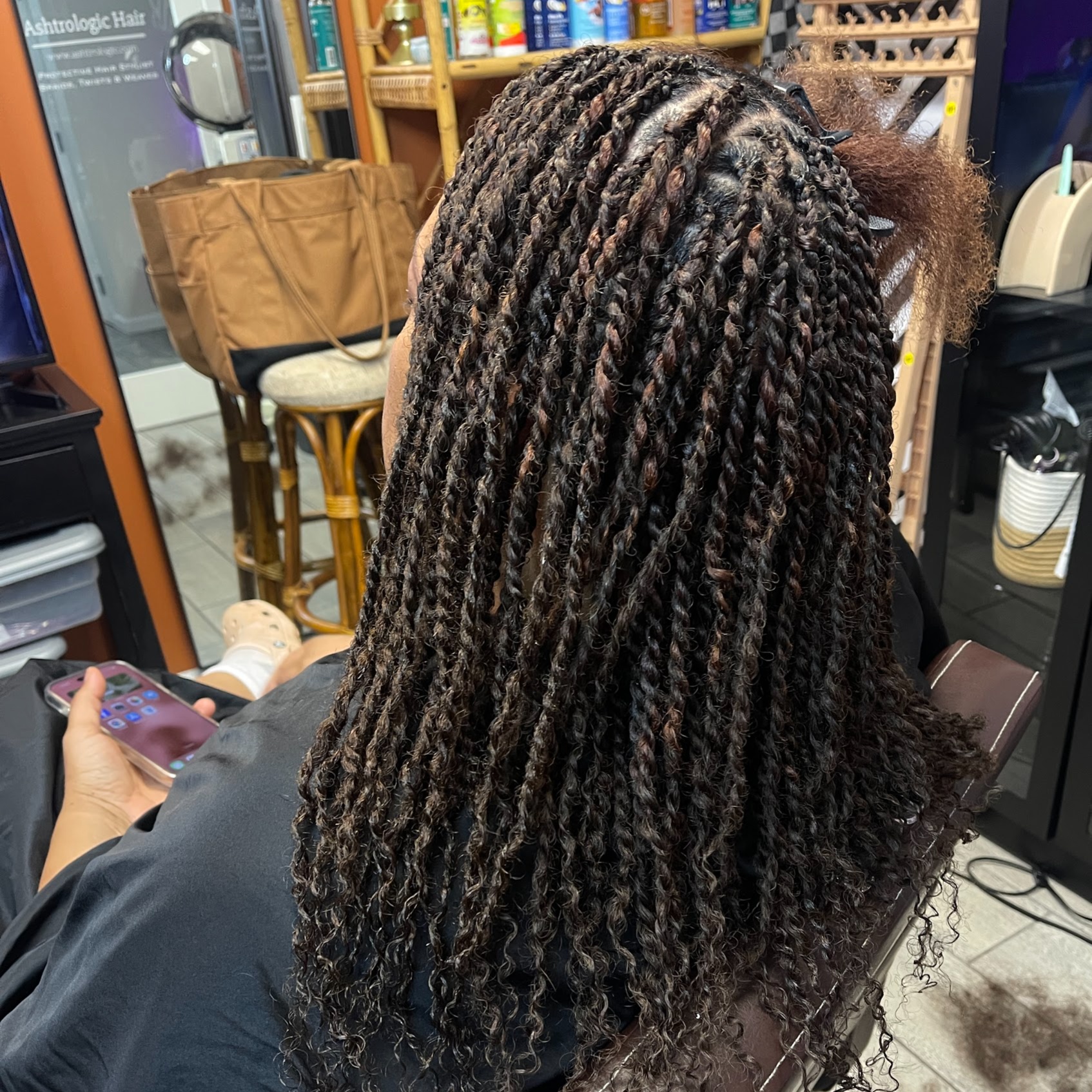 Human Hair Twists at Ashtrologic Hair in Frederick, MD