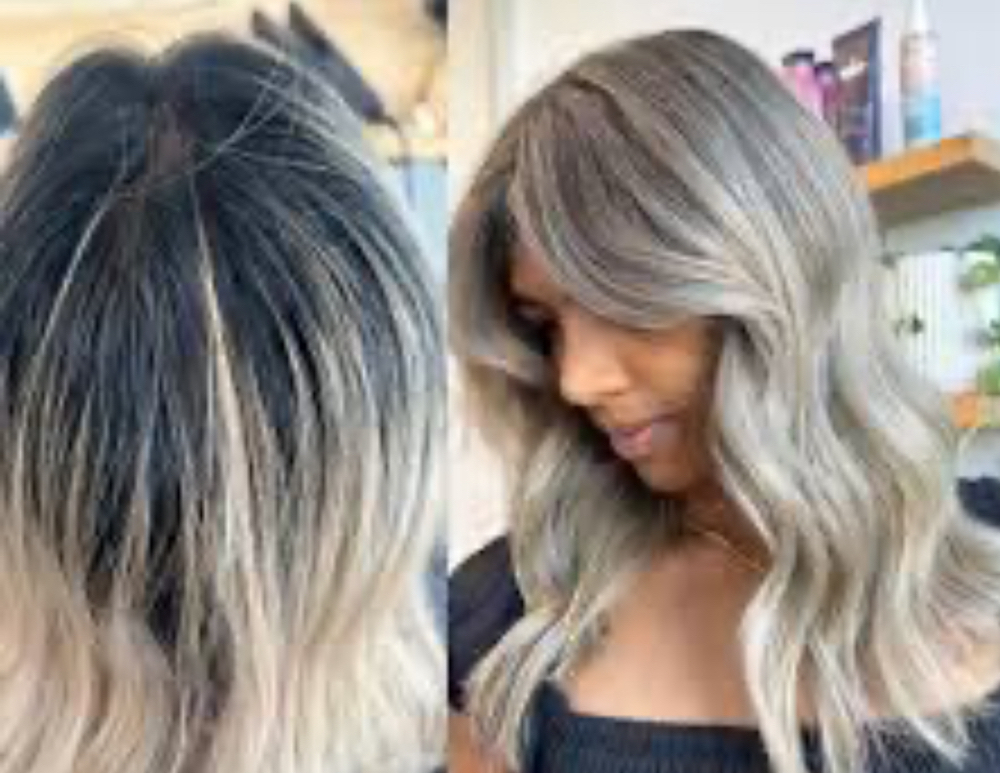 Root Touch Up With Haircut