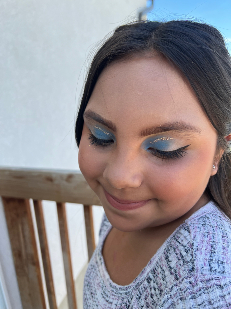 Make Up Application W/ Updo