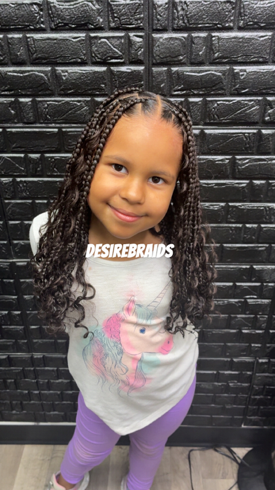 Kids Boho Knotless (8 & Under)